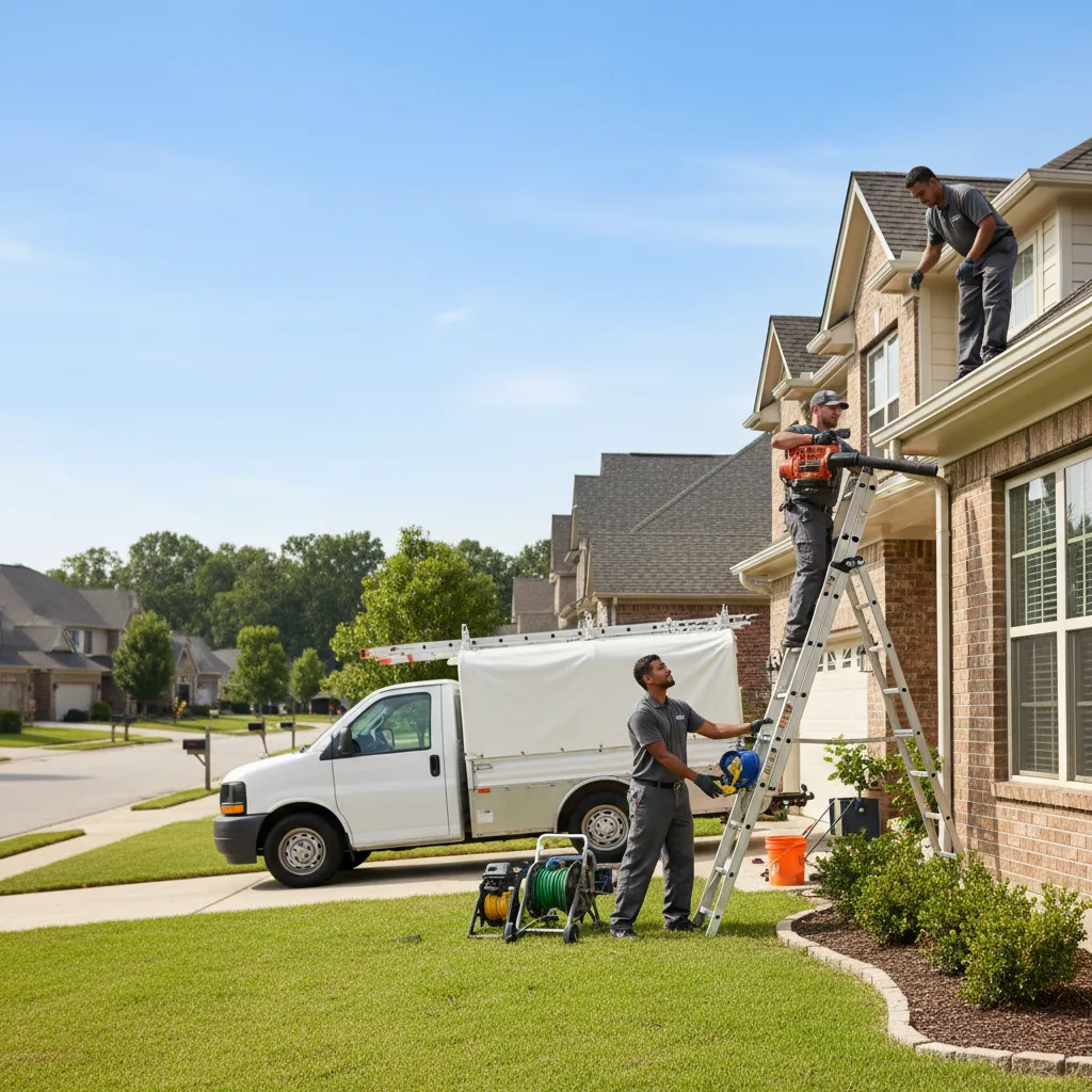 Home Gutter Service in Jermyn, TX near me